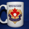 Custom 15 oz ceramic convention coffee mug with logo