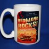Custom 15 oz ceramic convention coffee mug with logo