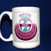 Custom 15 oz ceramic convention coffee mug with logo