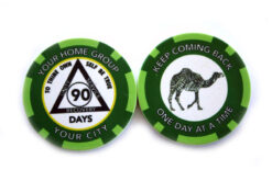 Custom AA Group Chip Token - 90 days, green