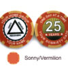 AA Sobriety 1 Year or More Chip - sonny and vermilion