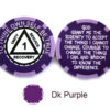 AA Sobriety 1 Year or More Chip - dark purple